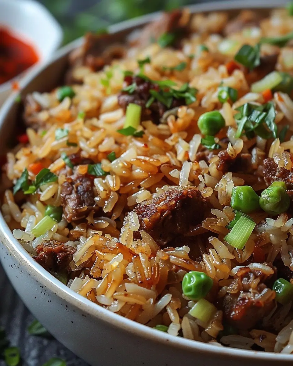 Flavorful Jailhouse Rice: A Comforting Twist with Turkey Bacon and Chicken Ham