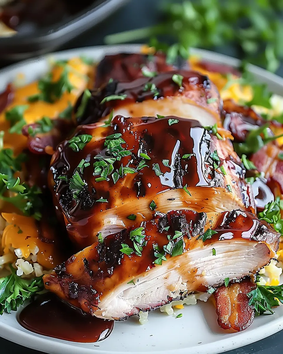 Cowboy BBQ Turkey Bacon Cheddar Chicken: The Juiciest Recipe Ever