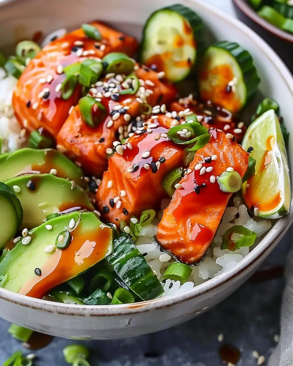 Honey Sriracha Salmon Bowls: A Deliciously Easy Weeknight Meal
