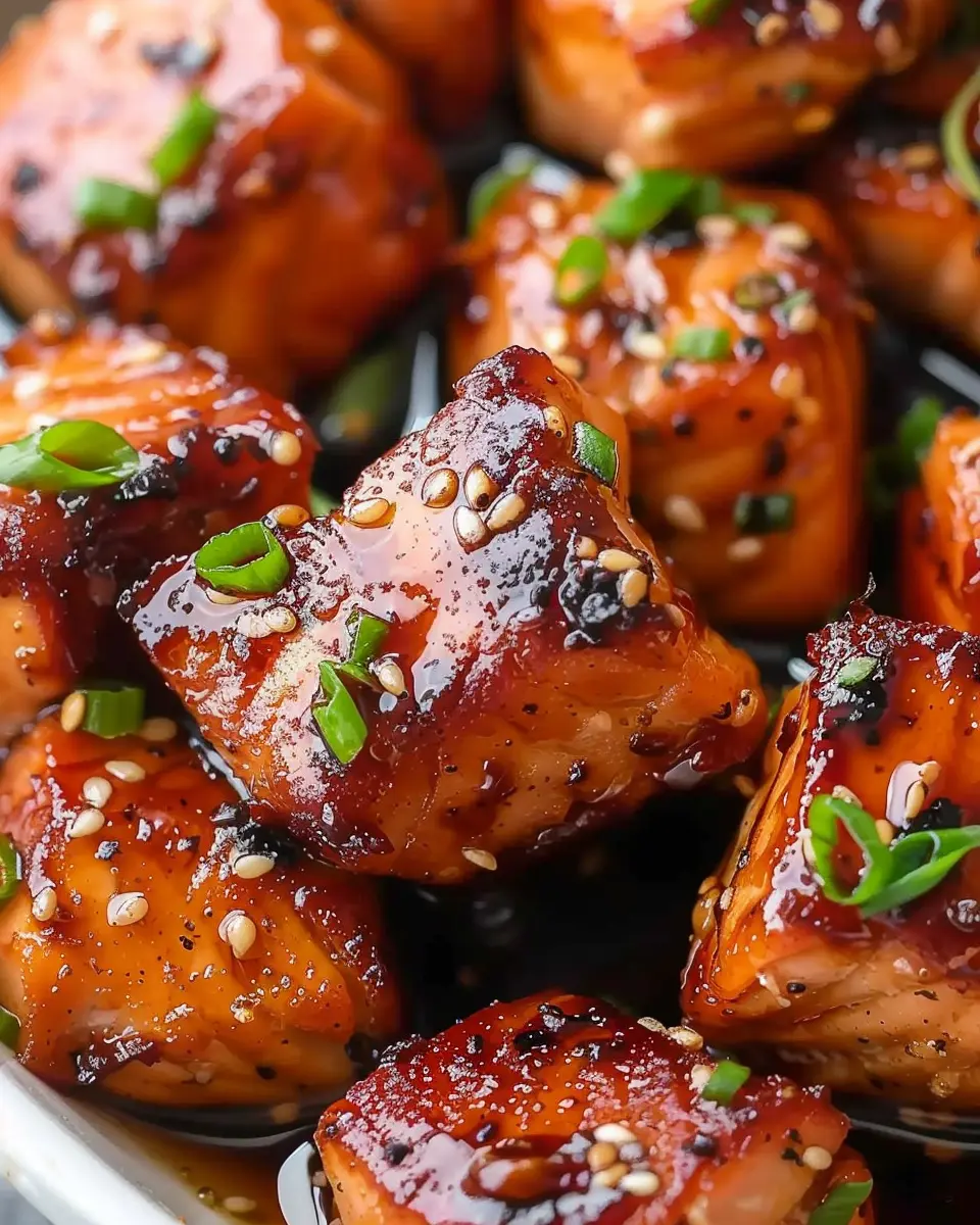 Honey Garlic Salmon Bites: Easy, Delicious Appetizer for Everyone