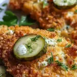 Crispy Dill Pickle Parmesan Chicken