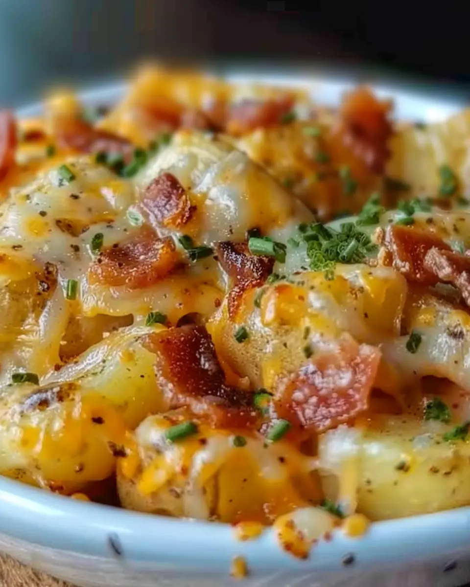 Cheesy Ranch Potatoes: Easy Comfort Food with Turkey Bacon Twist