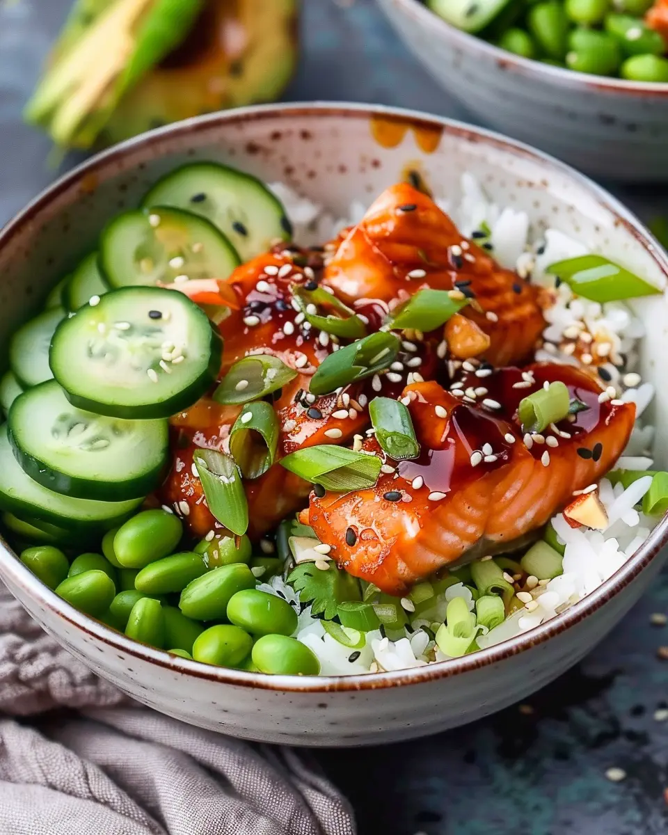 Honey Sriracha Salmon Bowls: Easy and Flavorful Weeknight Meal