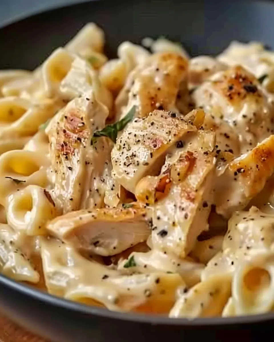 Creamy Cajun Chicken Pasta with Turkey Bacon: An Easy Delight