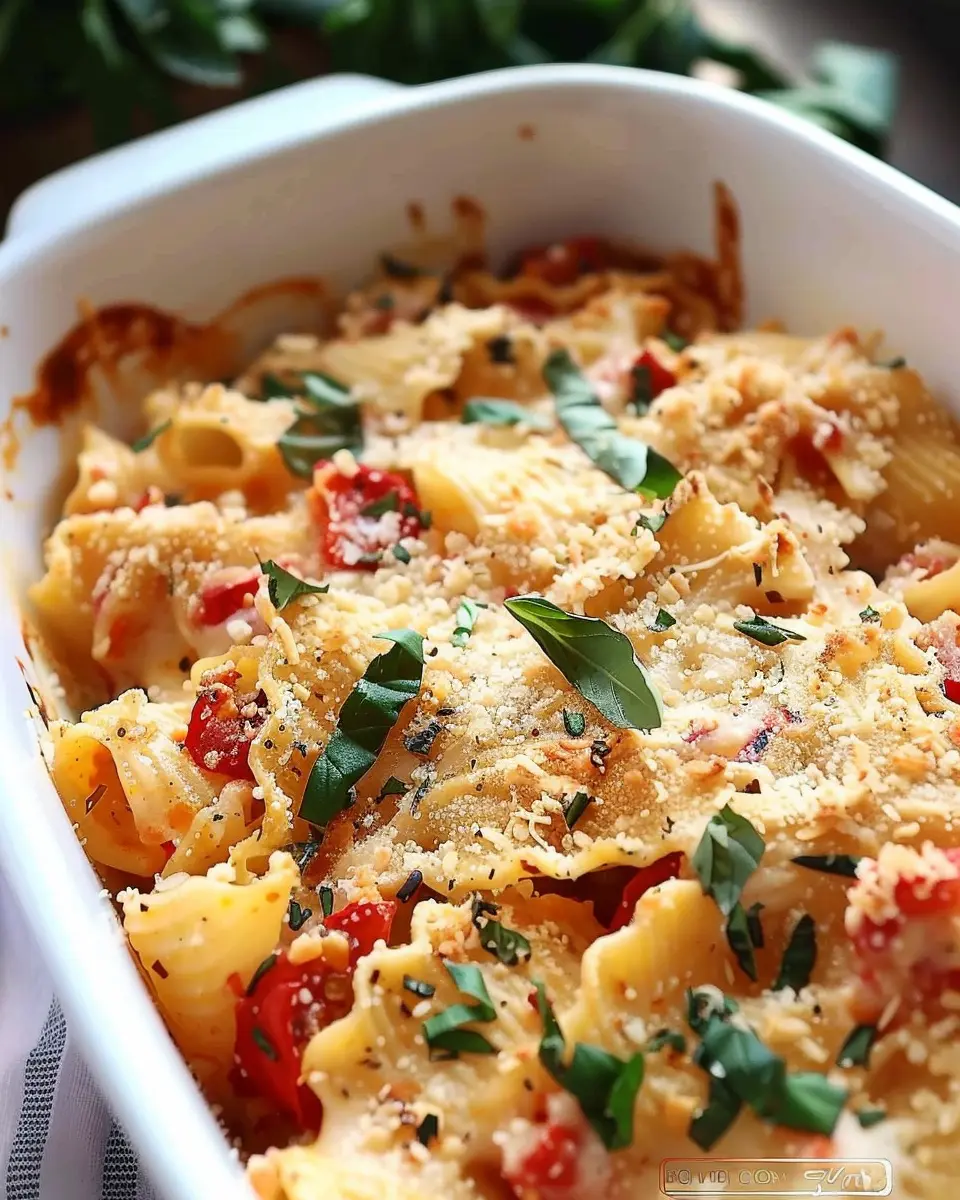 Baked Feta Pasta: Easy Comfort Food with Turkey Bacon Delight