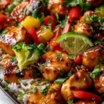 Hawaiian Chicken Sheet Pan