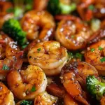 High-Protein Honey Garlic Shrimp