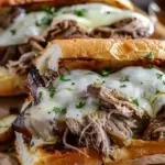 Crockpot French Dip Sandwiches