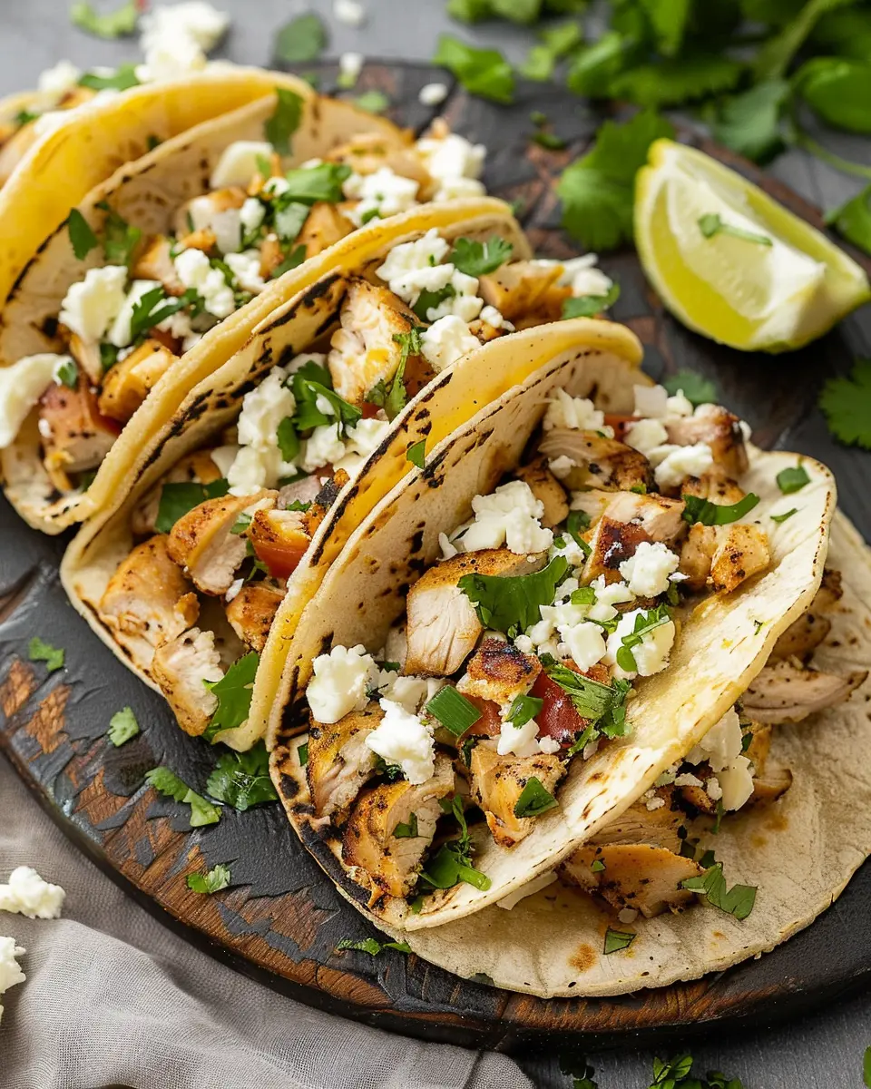 Easy Chicken Street Tacos: Juicy Flavor in Every Bite