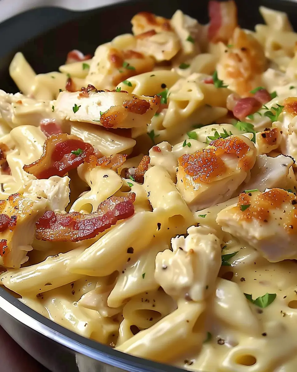 Chicken Bacon Ranch Pasta: Easy Comfort Food with Turkey Bacon