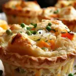 Chicken Pot Pie Biscuit Cups