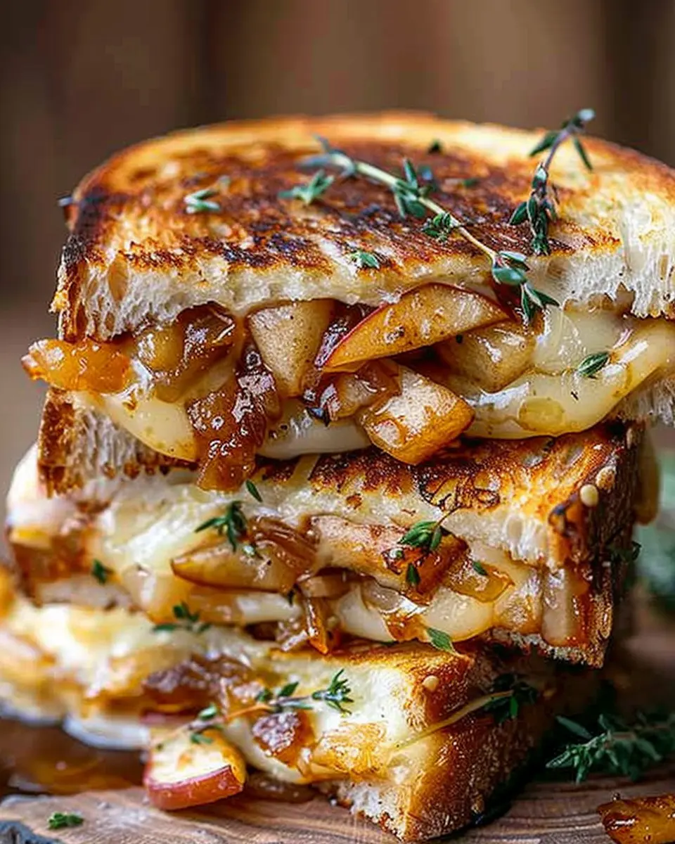 Apple Grilled Cheese with Turkey Bacon: A Delightful Twist on Comfort Food