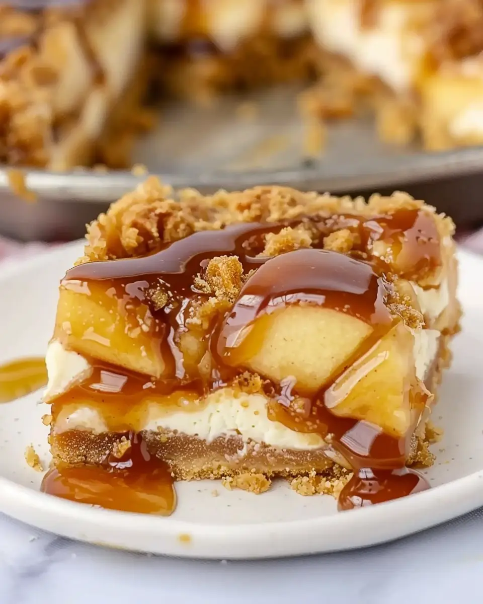 Caramel Apple Cheesecake Bars: The Best Indulgent Fall Treat