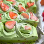Strawberry Matcha Latte Rolls