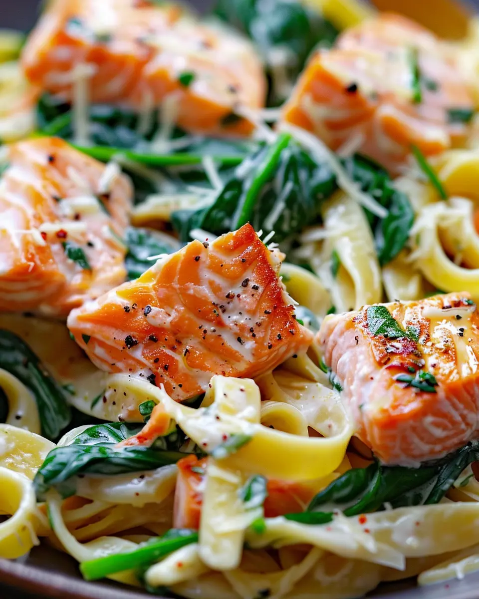 Salmon Spinach Pasta Dish: Easy and Delicious for Home Cooks