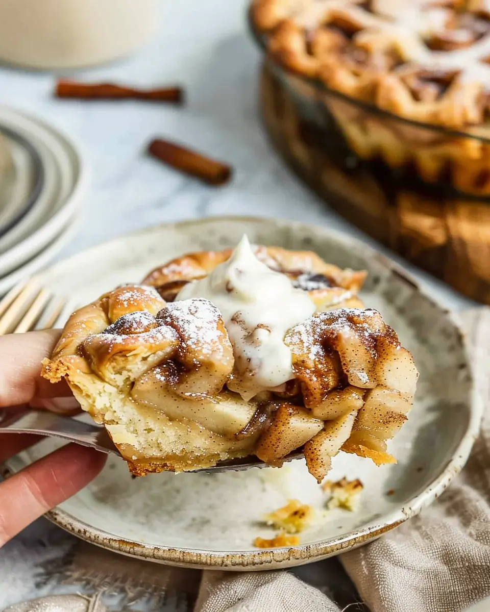 Cinnamon Roll Apple Pie: The Indulgent Twist Youโll Love