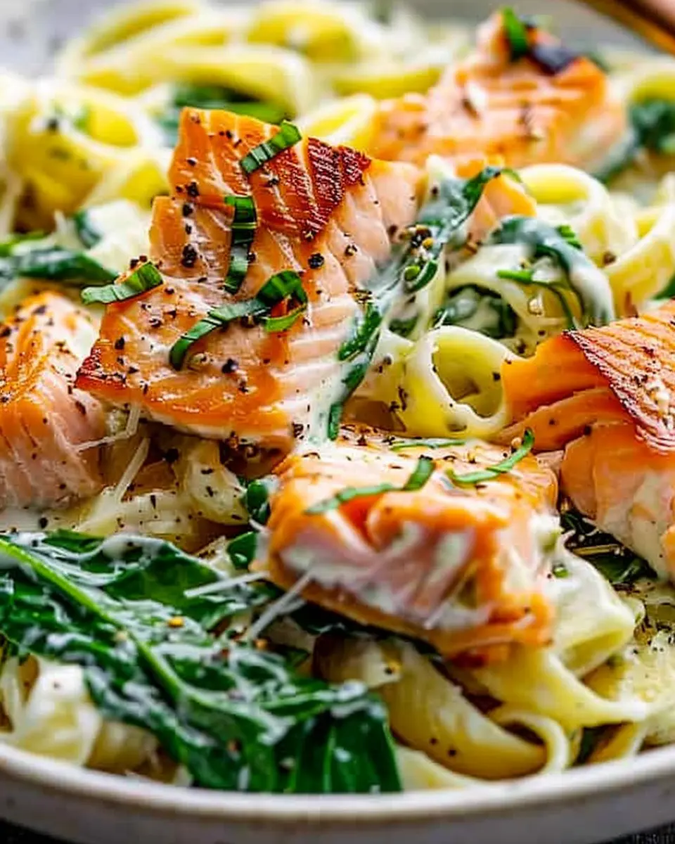 Salmon Spinach Pasta Dish: Easy and Delicious Weeknight Meal