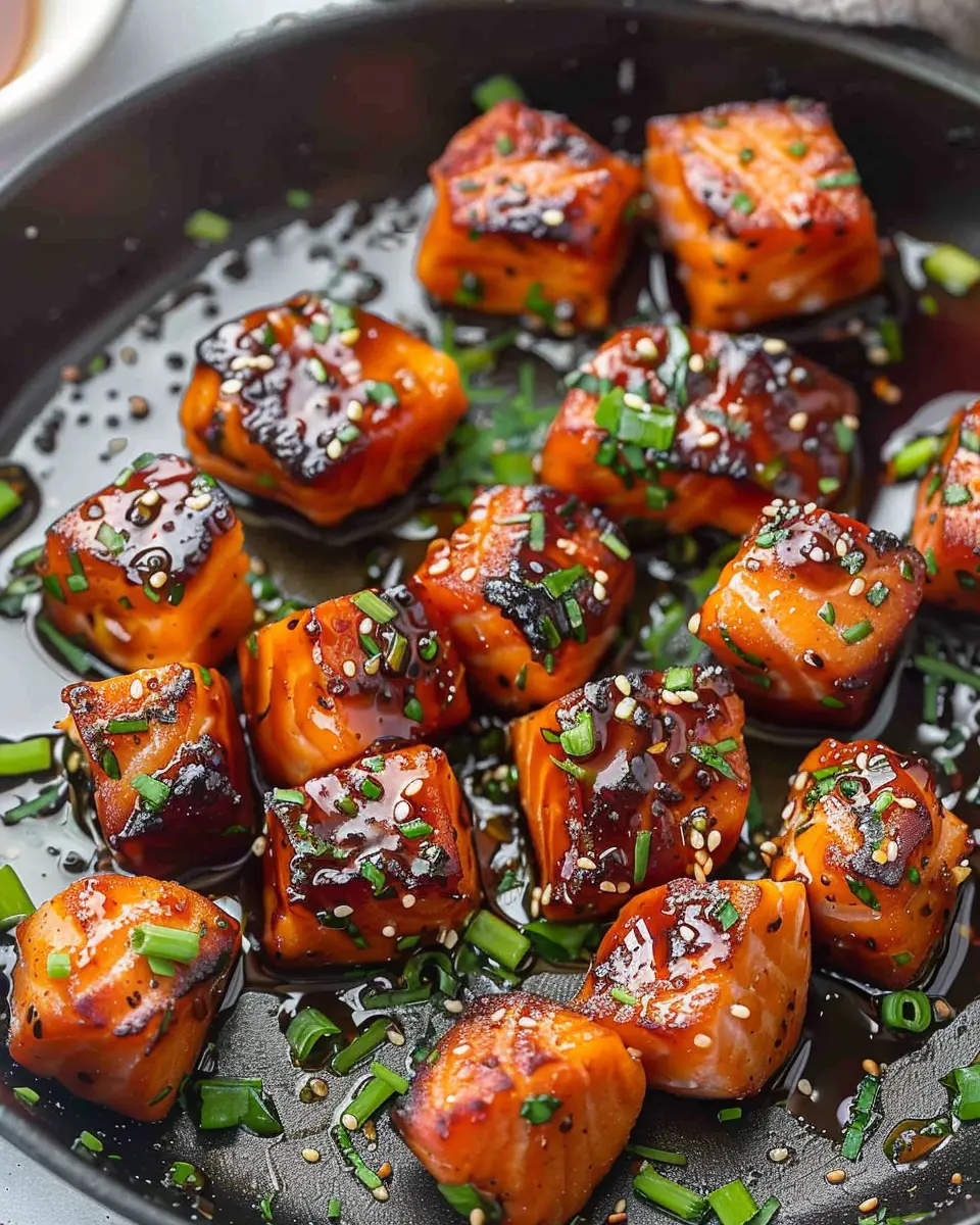 Honey Garlic Salmon Bites: Easy, Delicious, and Homemade Treats