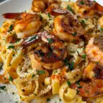 Cajun Shrimp Pasta with Salmon