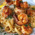 Cajun Shrimp Pasta with Salmon