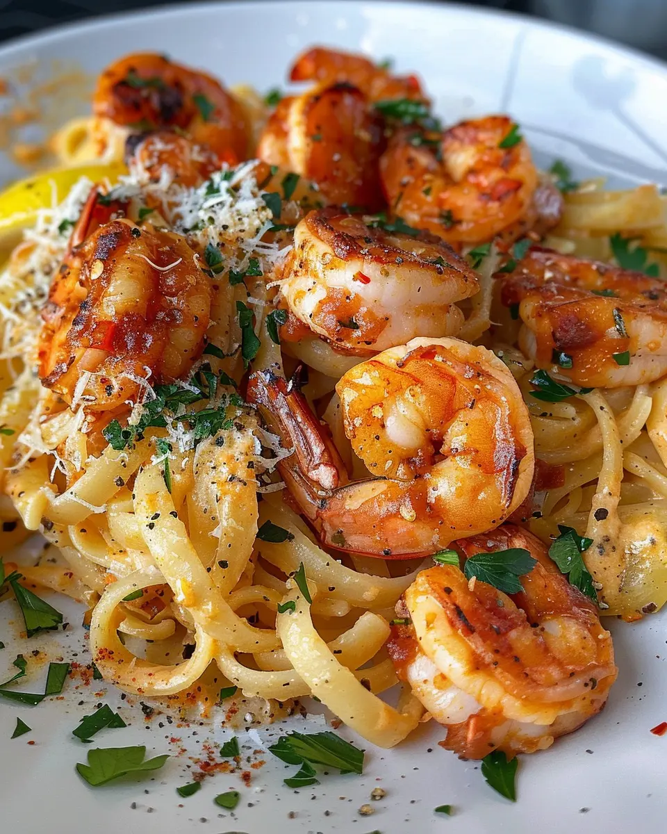 Cajun Shrimp Pasta with Salmon: A Zesty, Comforting Dish