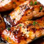 Honey Garlic Glazed Salmon