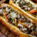 Ground Beef Philly Cheesesteaks