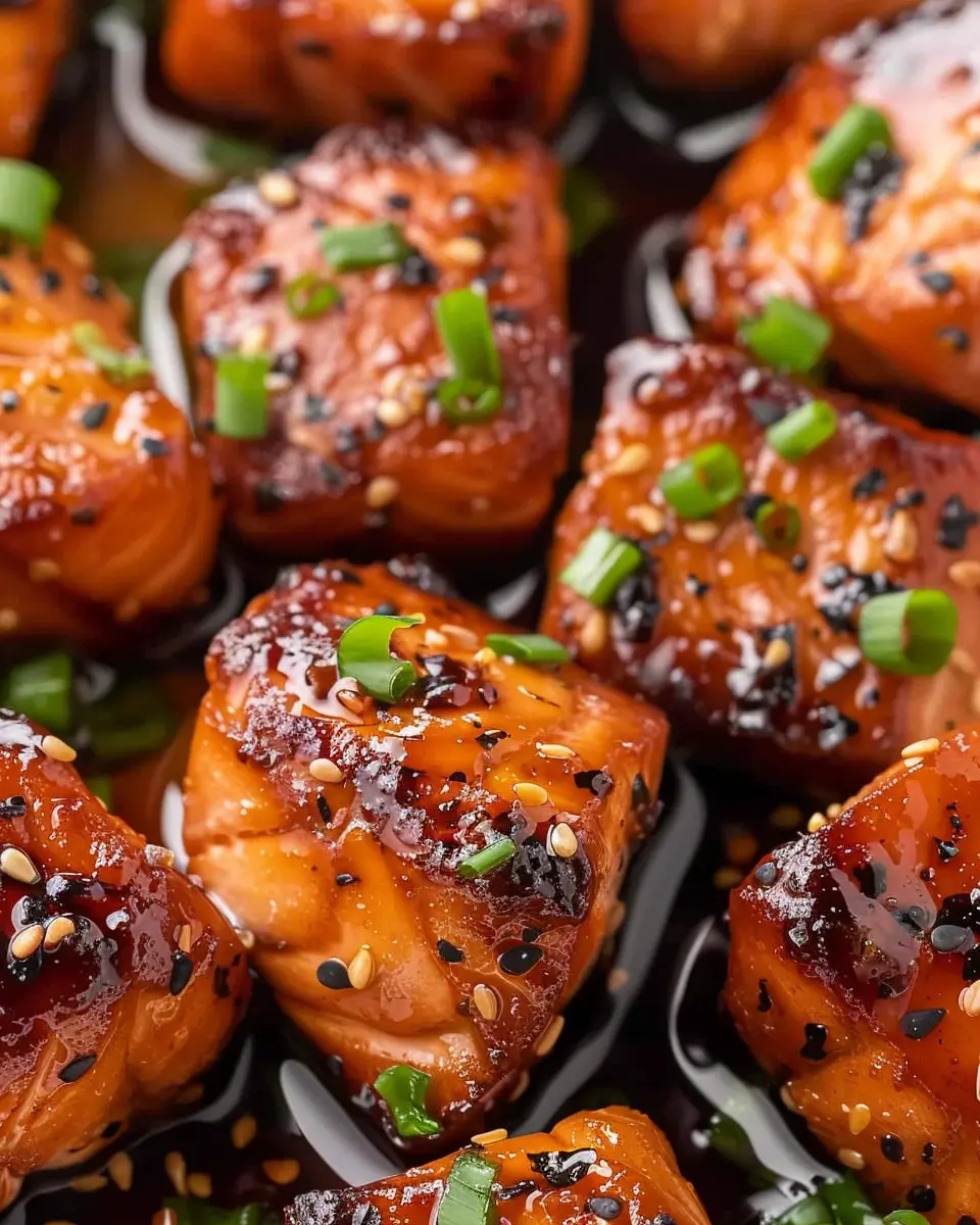 Honey Garlic Salmon Bites: Easy, Savory Delights for Dinner