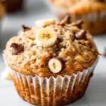 Healthy Peanut Butter Banana Muffins
