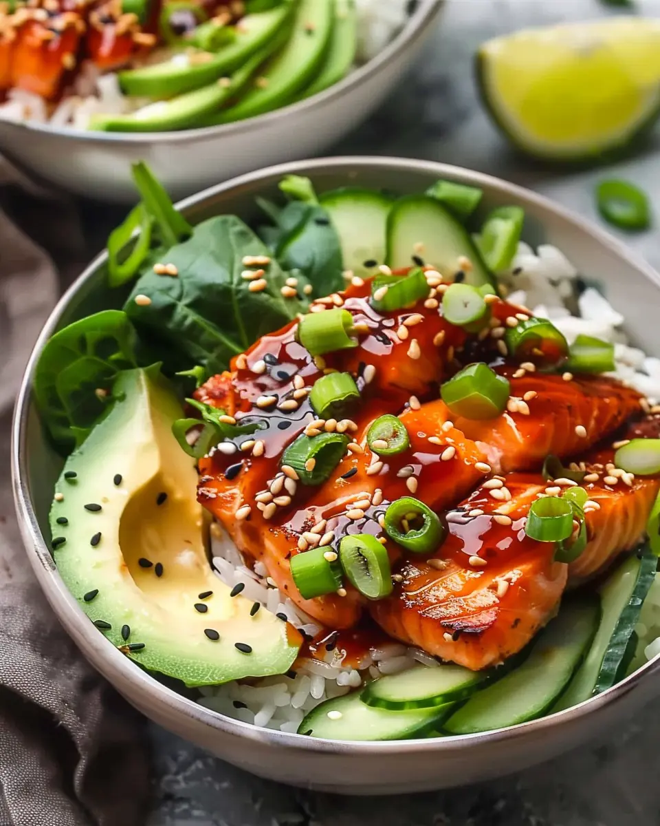 Honey Sriracha Salmon Bowls: Easy, Flavor-Packed Weeknight Dinner